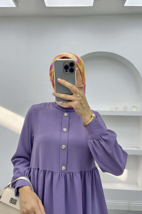 Embroidered Blouse Lilac