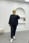 Sweatshirt Set Black