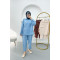 Single Pocket Trouser Suit Blue