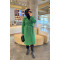 Single Button Belted Cashmere Coat Benetton Green