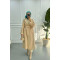 Single Button Cashmere Coat Beige