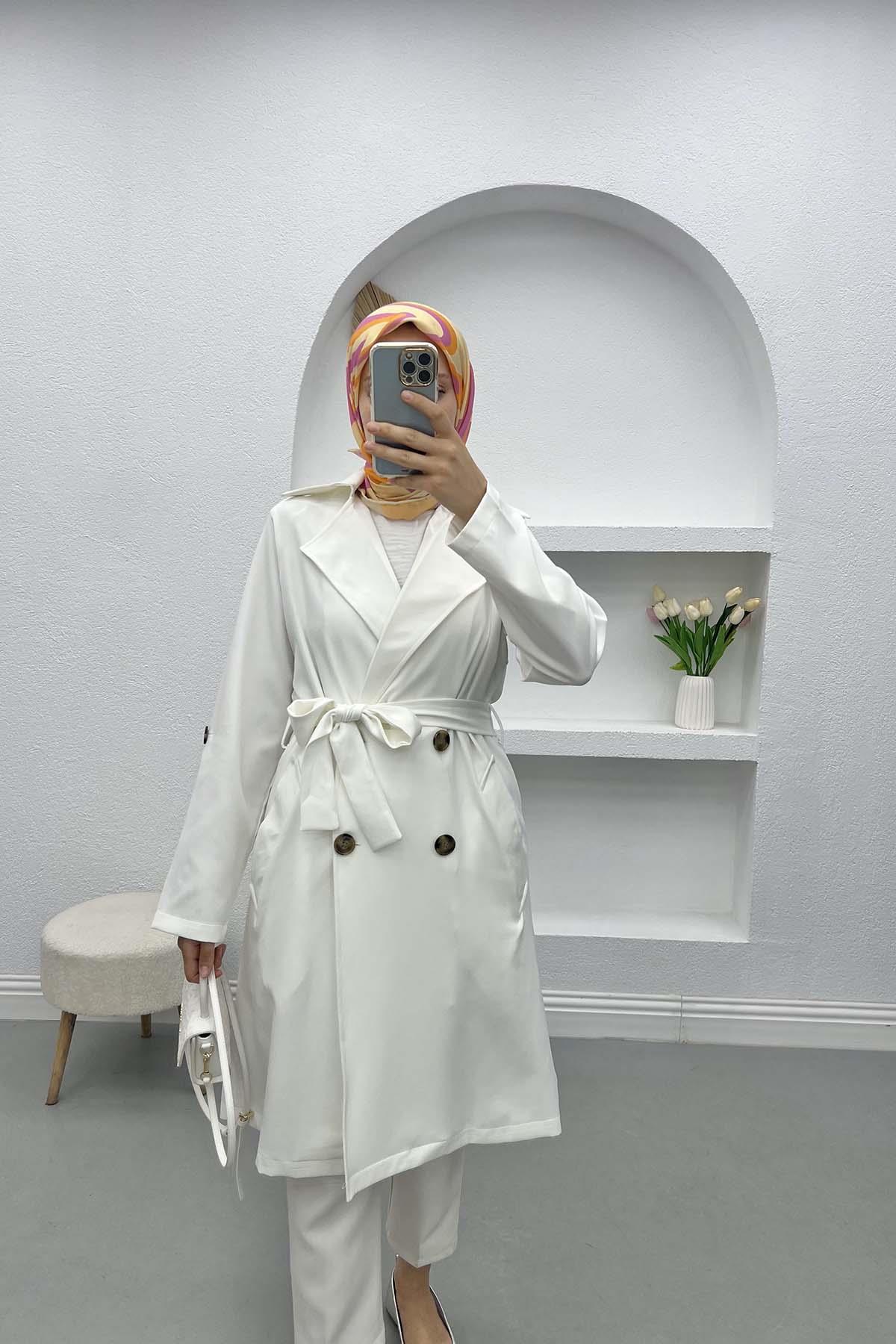 Trench Coat White