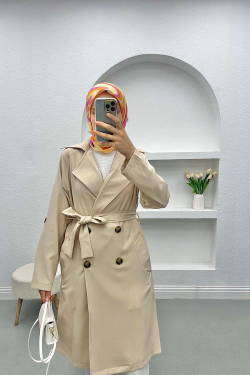 Trench Coat Ecru