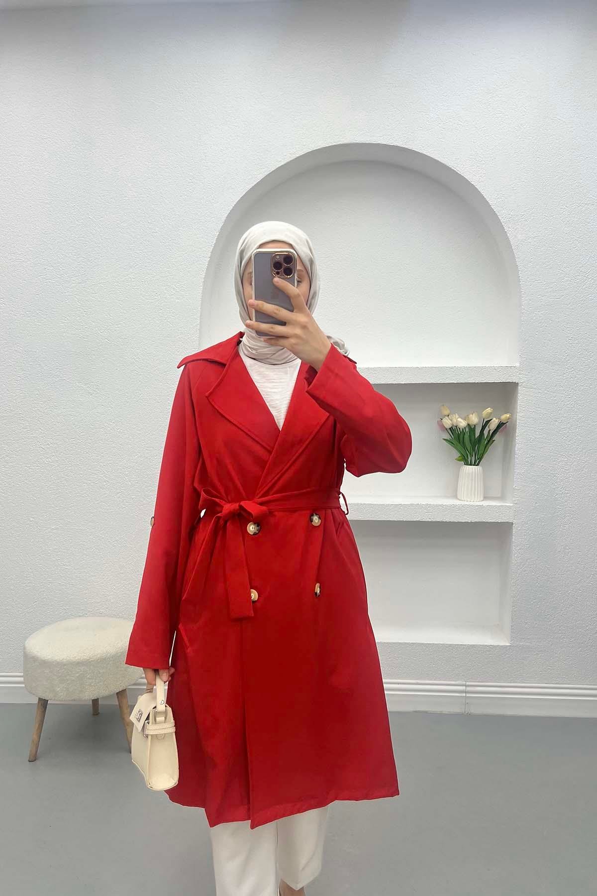 Trench Coat Red