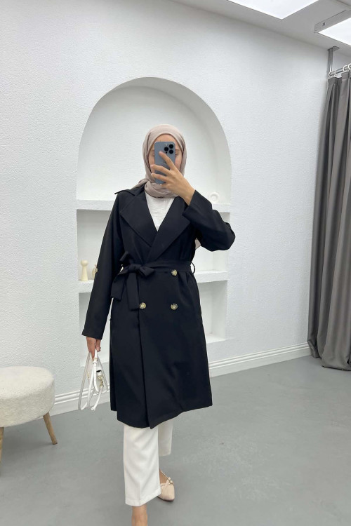 Trench Coat Black