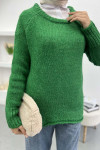 Knitted Sweater Benetton Green