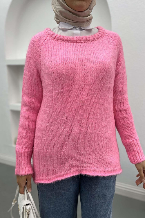 Knitted Sweater Pink