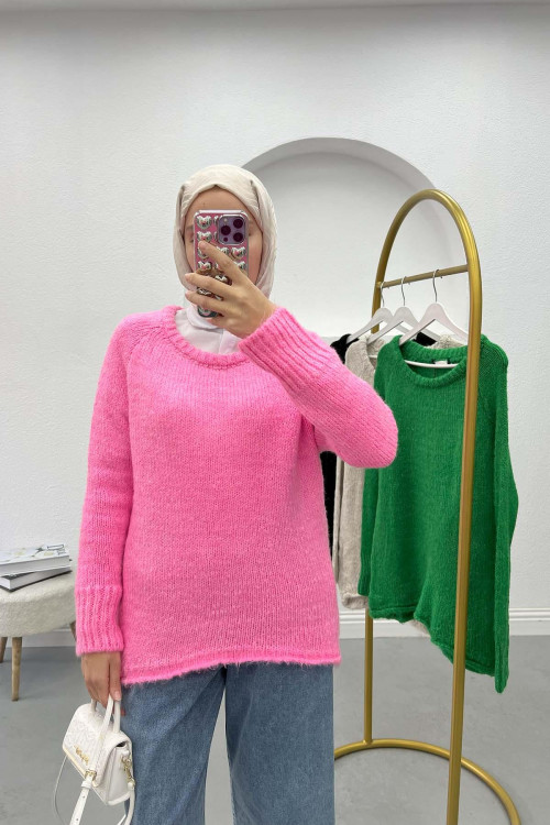 Knitted Sweater Pink