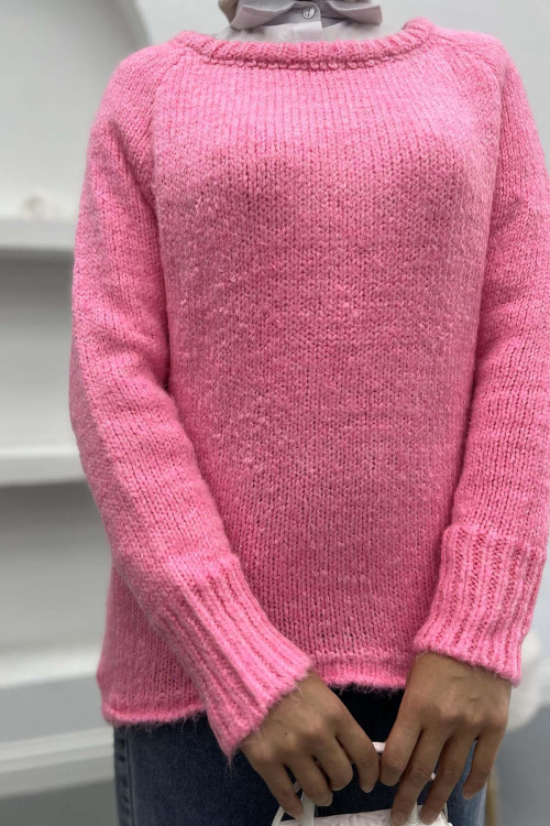 Knitted Sweater Pink