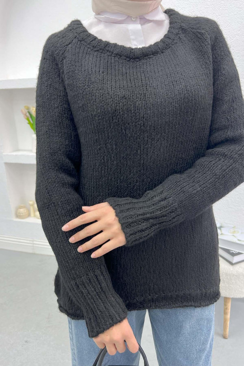 Knitted Sweater Black