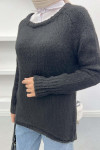 Knitted Sweater Black