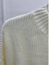 Knitwear Shoulder Buttoned Sweater White