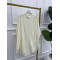 Knitwear Shoulder Buttoned Sweater White