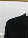 Knitwear Shoulder Buttoned Sweater Black