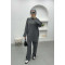 Knitted Tunic Set Gray