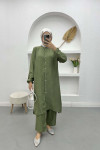 Tunic Suit Khaki