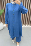 Tunic Suit Navy Blue