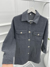 Tweed Shirt Anthracite