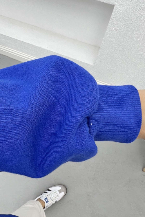 Three Thread Hooded Sweatshirt Saxe Blue