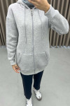 Three Thread School Sweatshirt Gray