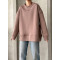 Three Thread Printed Oversize Sweatshirt Mink