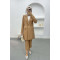 Long Jacket Suit Milky Coffee