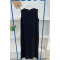 Long Dress Undershirt Black