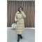 Long Puffer Jacket Beige