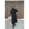 Long Puffer Jacket Black