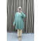 V Neck Tunic Aqua Green