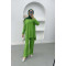 Button-down Collar Knitwear Suit Green