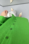 Stone Collar Shirt Green