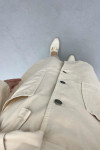 Stone Collar Trench Coat Beige