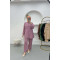 Collar and Pocket Stoned Suit Dusty Rose