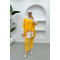 Stone Collar Three Piece Suit Yellow