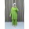 Half Turtleneck Knitwear Suit with Trousers Green