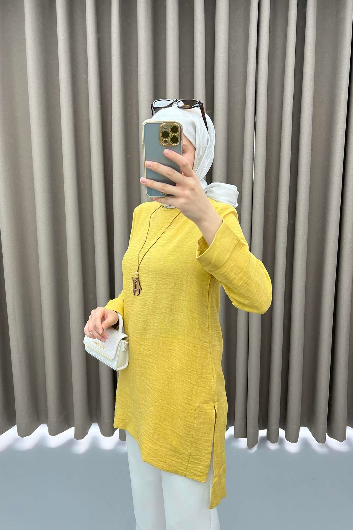 Slit Tunic Yellow