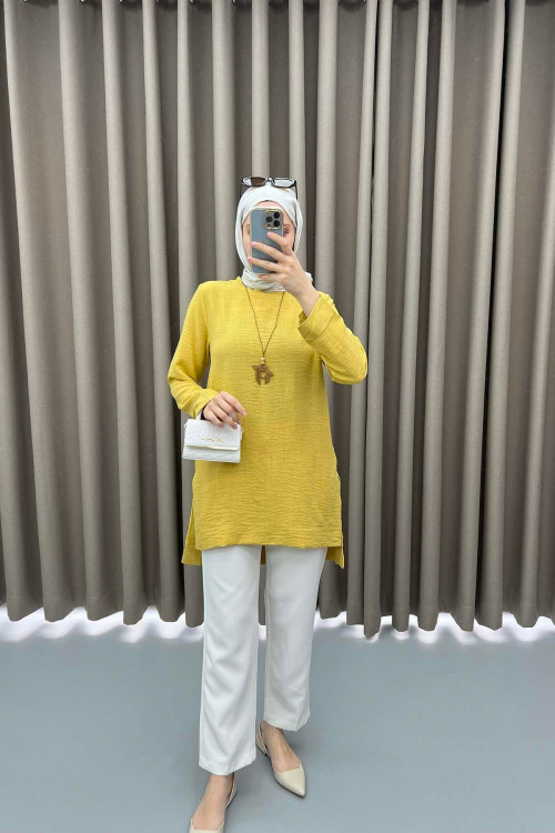 Slit Tunic Yellow