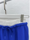 High Waist Wide Leg Trousers Blue