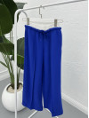 High Waist Wide Leg Trousers Blue