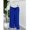 High Waist Wide Leg Trousers Blue