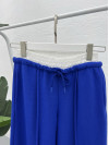 High Waist Wide Leg Trousers Blue