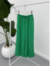 High Waist Wide Leg Trousers Green