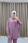 Chain Shirt Set Purple