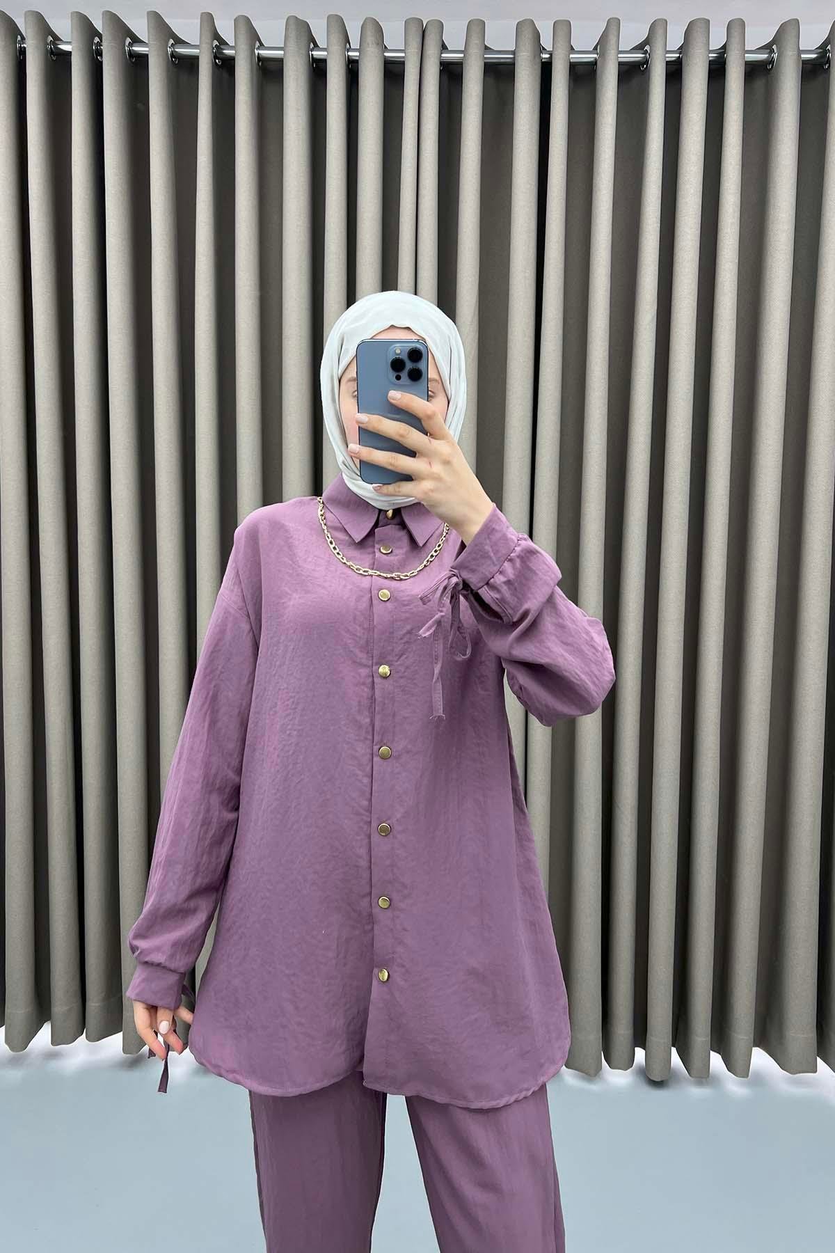 Chain Shirt Set Purple